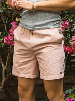 Island Haze Cotton Twill Volley Short