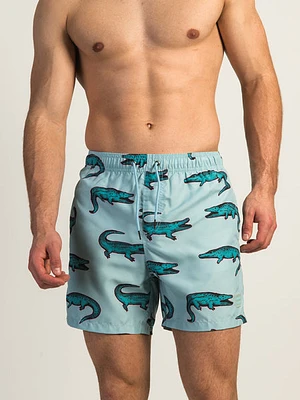 Island Haze Crocodile 5" Volley Short