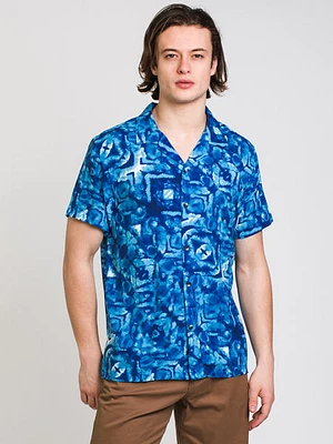 Island Haze Glacier Short Sleeve Woven - Clearance