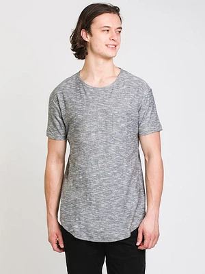 Kolby Textured Longline Tee - Clearance