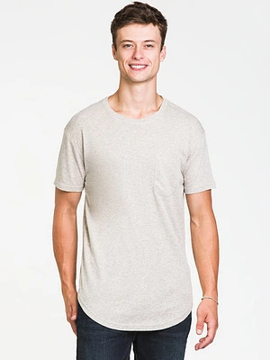 Kolby Slub Knit Long Line Tee