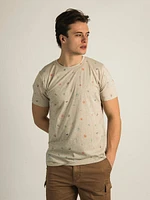 Kolby Norton Ditsy Melange Tee - Clearance