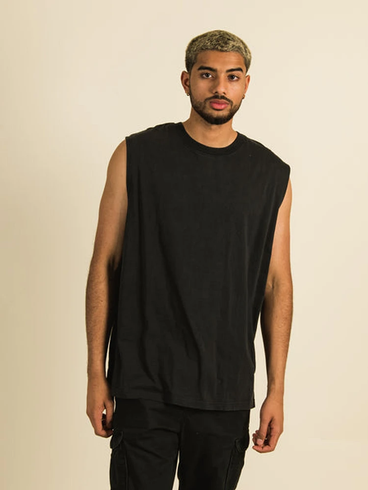 Kolby Garment Dye Oversized Tank Top - Clearance