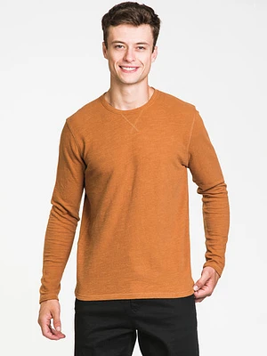 Kolby Long Sleeve Texture Tee - Clearance