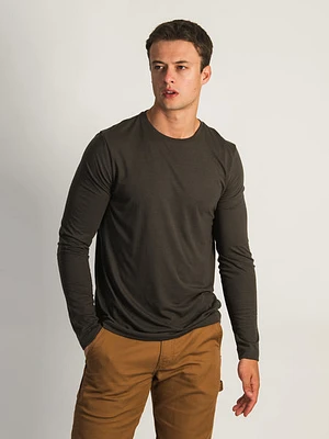 Kolby Long Sleeve Crew Neck Tee