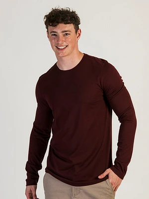 Kolby Long Sleeve Crew Neck Tee