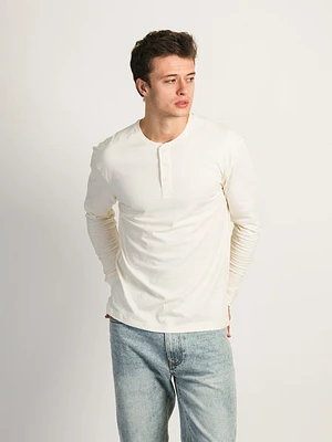 Kolby Sueded Henley - Off-white