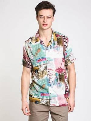 Mens Rayon Camp Shirt - Clearance