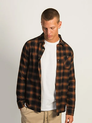 Kolby Classic Button Up Plaid - Rust