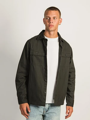 Kolby Twill Utility Jacket - Black