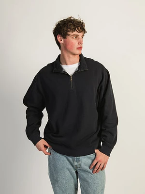 Kolby Relaxed Fit Quarter Zip - Navy