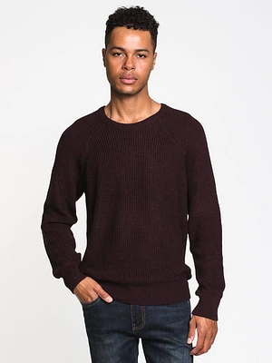 Mens Ribknit Crewneck Sweater - Clearance