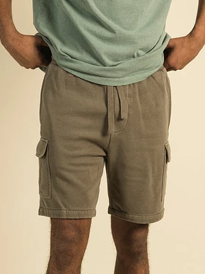 Kolby Garment Dye Fleece Cargo Short