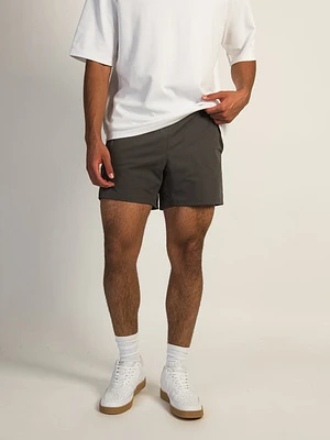 Kolby Stretch Pull On Short - Charcoal