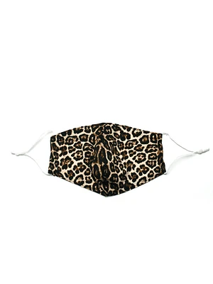 Kw Fashion Corp Leopard Print Mask - Dark - Clearance