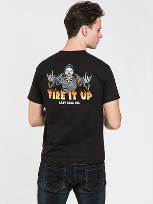 Last Call Fire It Up T-shirt - Clearance