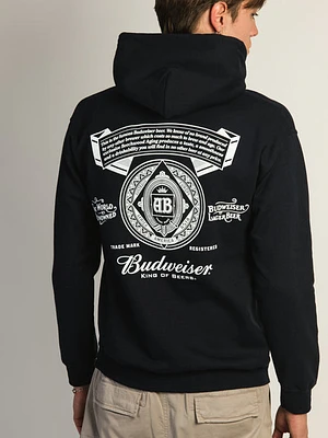 Licensed Budweiser Retro Pullover Hoodie