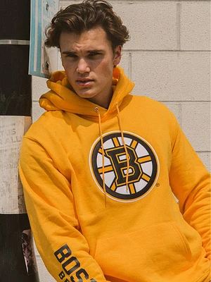 Champion Nhl Boston Bruins Center Ice Pull Over Hoodie