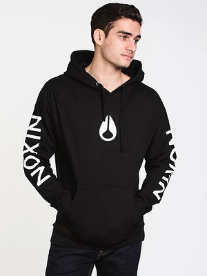 Mens Wings Pullover Hoodie - Black - Clearance