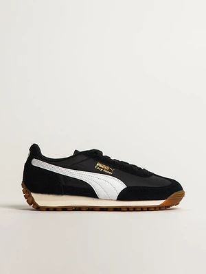 Womens Puma Easy Rider Vintage Sneaker - Black/white