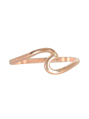 Pura Vida Wave Ring - Rose Gold