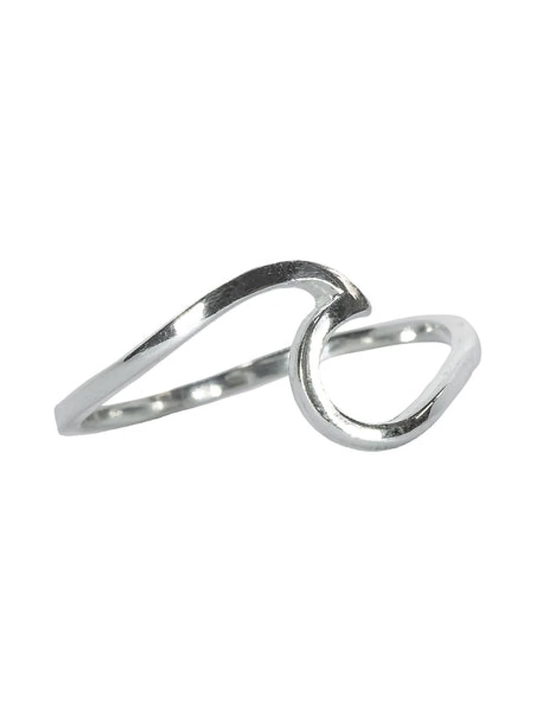 Pura Vida Wave Ring - Silver