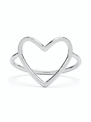 Pura Vida Big Heart Band Ring