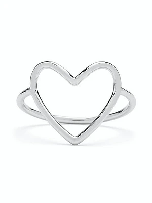 Pura Vida Big Heart Band Ring