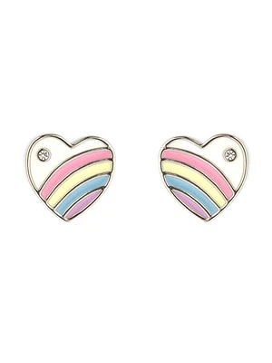 Pura Vida Pastel Vintage Heart Stud