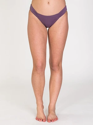 Quintsoul Solid Mid-rise Lilly Bikini Bottom - Clearance