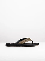 Mens Quiksilver Monkey Wrench Tan Solid Sandals