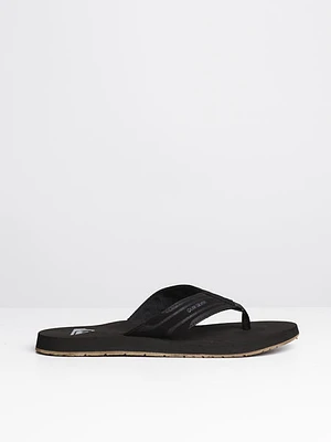 Mens Quiksilver Monkey Wrench Black/brown Sandals - Clearance