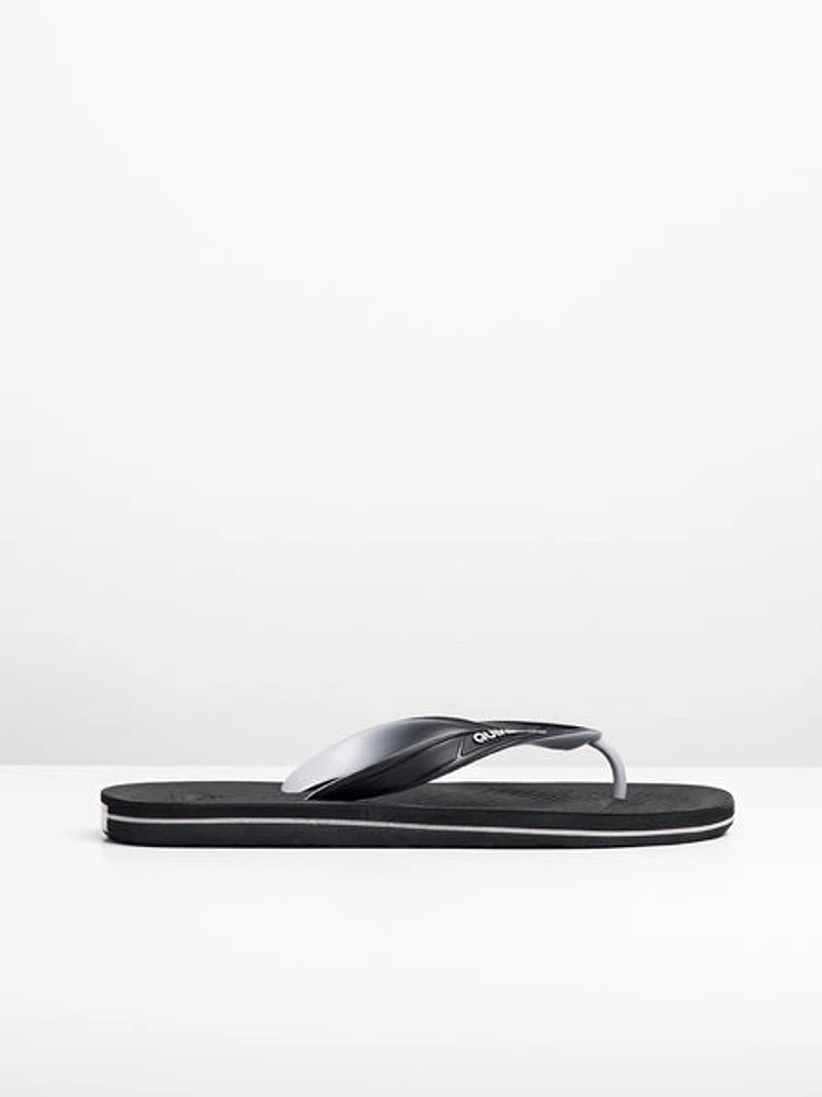 Mens Quiksilver Haleiwa Black/grey/black Sandals - Clearance