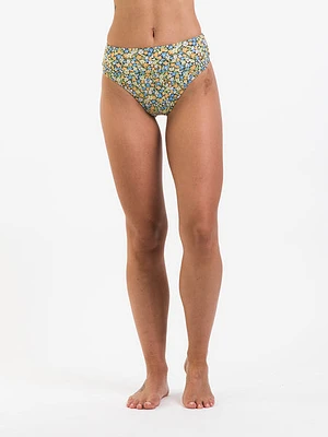 Rhythm Carrie High Hip Banded Bikini Bottom - Clearance