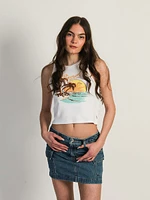 Rip Curl Sunset Ribbed Crop Tank Top