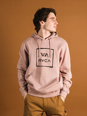 Rvca Sketch All The Way Pullover Hoodie - Clearance