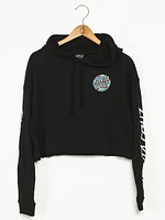 Santa Cruz Primary Dot Crop Pullover Hoodie - Clearance