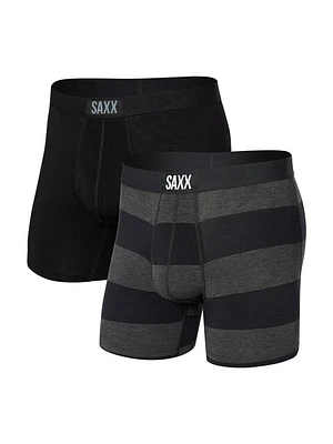 Saxx Vibe Boxer Brief 2 Pack Ombre Rugby