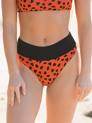 Skinny Dip Moo High Waist Bottom - Clearance