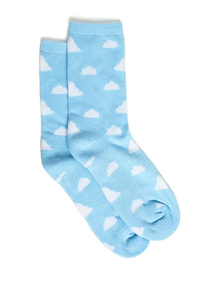 Scout & Trail Cloud Print Sock