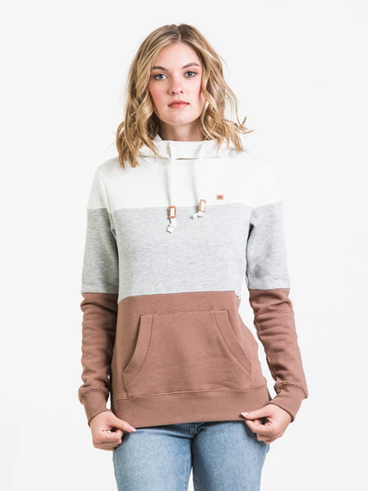 Tentree Tri-blocked Banshee Cork Patch Hoodie - Clearance