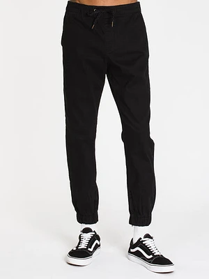 Tainted Crockett Rugby Jogger - Black