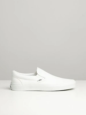 Mens Vans Classic Slip-on True White Canvas Shoes