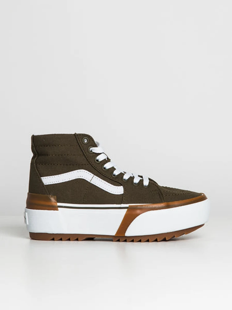 Womens Vans Sk8 Hi Tapered Stacked Canvas