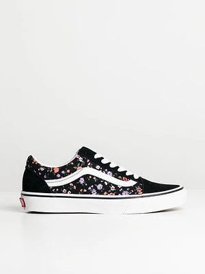 Womens Vans Old Skool Floral Sneaker - Clearance