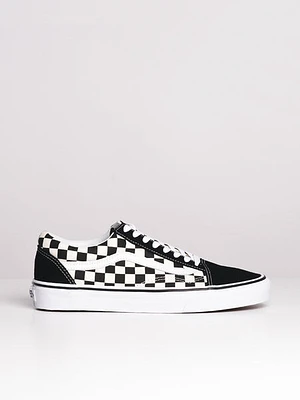 Mens Vans Old Skool Primary Checker Canvas Sneaker