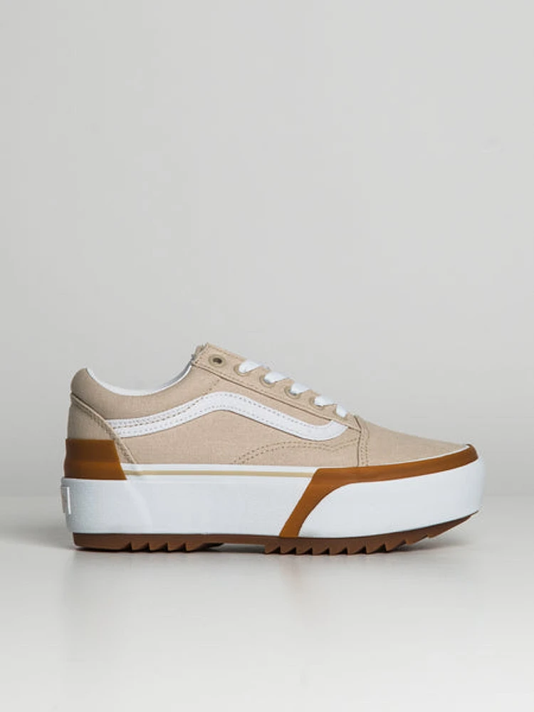 Womens Vans Old Skool Stacked Canvas - Clearance