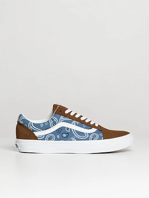 Mens Vans Old Skool Peace Paisley Sneaker - Clearance