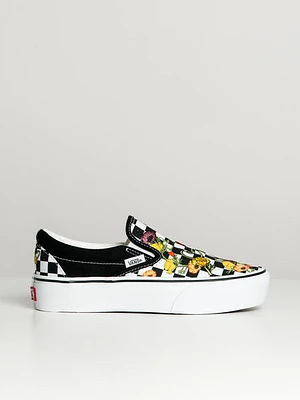 Womens Vans Classic Slip On Platform - Clearance