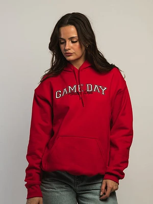 Verbage Game Day Pullover Hoodie - Red